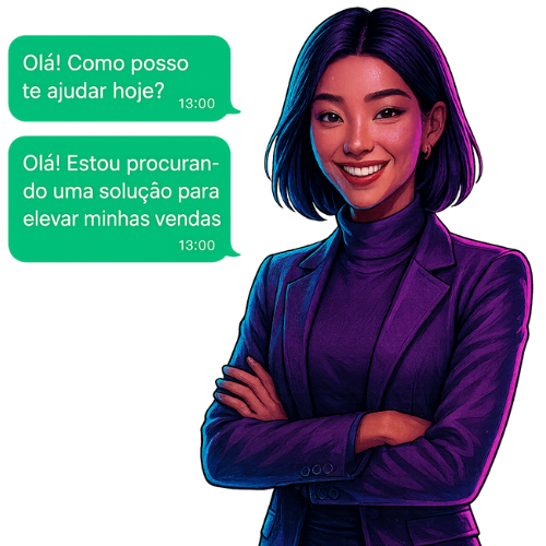 AIGENIA conversando no WhatsApp